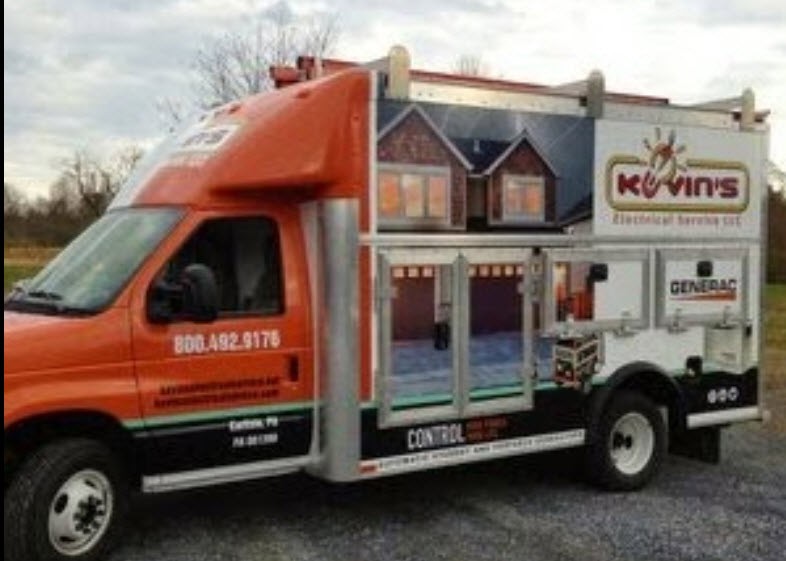 Kevin's Electrical Service truck
